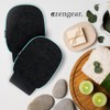 Exfoliating Glove, 2 Pack, Korean Body Scrub Mitt for Dead
