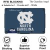 North Carolina Tar Heels Engraved Titanium Carbon Fiber RFID Blocking