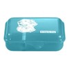 Step by Step Dog Basty Lunch Box Turquoise with Divider