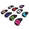 9PCS Golf Club Head Covers Waterproof PU Numbered Golf Club