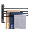 NearMoon Swivel Towel Rack, Thicken SUS304 Stainless Steel 4-Arm Towel