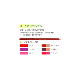 Mitsubishi Lip Liner, Red