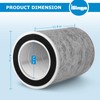 HP201 Air Purifier MAX Filter Compatible with Shark HP200 Series,