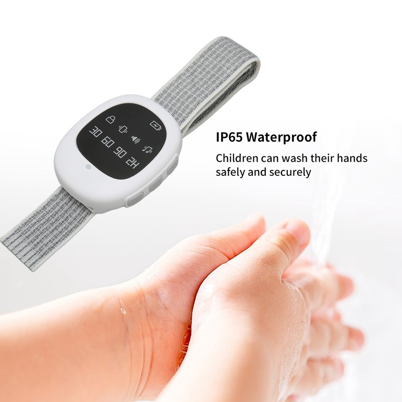 Wireless Bedwetting Alarm 4 Timing Music Vibration Bedwetting Sensor Watch