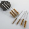 7/8 in Tube Cleaning Lab Brushes Brass Tube Brushes Bottle