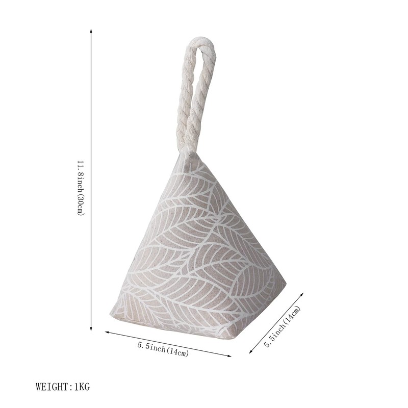Door Draft Stop-Cute Rice Dumpling Weighted Door Stopper for Home