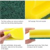 A1SONIC Heavy Duty Scrub Sponge-Dual Sided Dish Washing & Cleaning