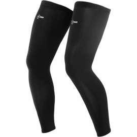 Tough Outdoors Compression Leg Sleeves - Full Leg Compression Sleeve for Men & Women, UV Leg