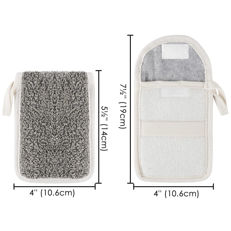 Linkidea 3 Pack Soap Saver Pouch, Flax Exfoliating Soap Bag