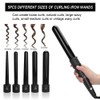 5‑In‑1 Curling Iron LED Adjustable Temperature Hair Styling Curling Iron