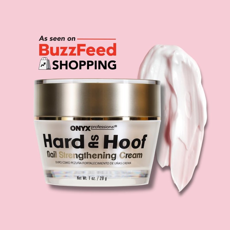 Onyx Hard as Hoof Nail Strengthening Cream 1oz Natural Formula