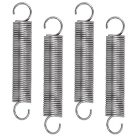 GUNGY Tension Springs with Hooks Stainless Steel Tension Spring 80 mm Outer Diameter 14 mm Wire Diameter 1.5 mm Maximum Tensile Force 3.9 kg 1.5 x 14 x 80 mm Pack of 4