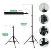 HPUSN Backdrop Stand - 10ft x 7ft Adjustable Photoshoot -