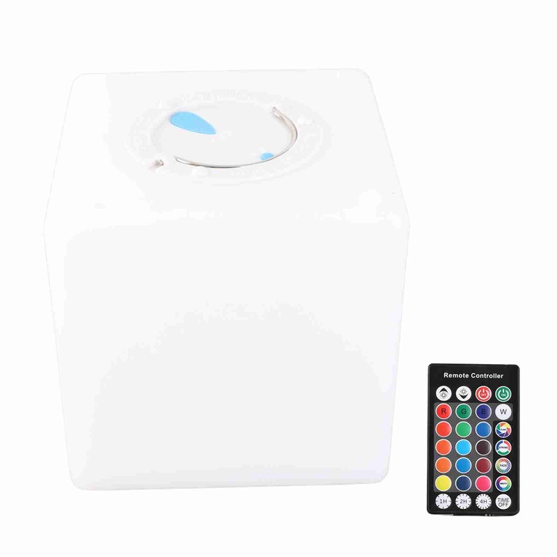 LED Cube Light 4 Level Brightness Adjustment Multicolored Color Changing