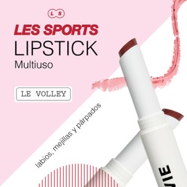 Gloss - Labial con Acido Hialuronico Le Volley | Cremoso e Hidratante con Acabado Glossy | Multiuso: Rubor en Crema para Mejillas | Color Rosa Traslucido | Maquillaje de Alta Calidad | EVIE