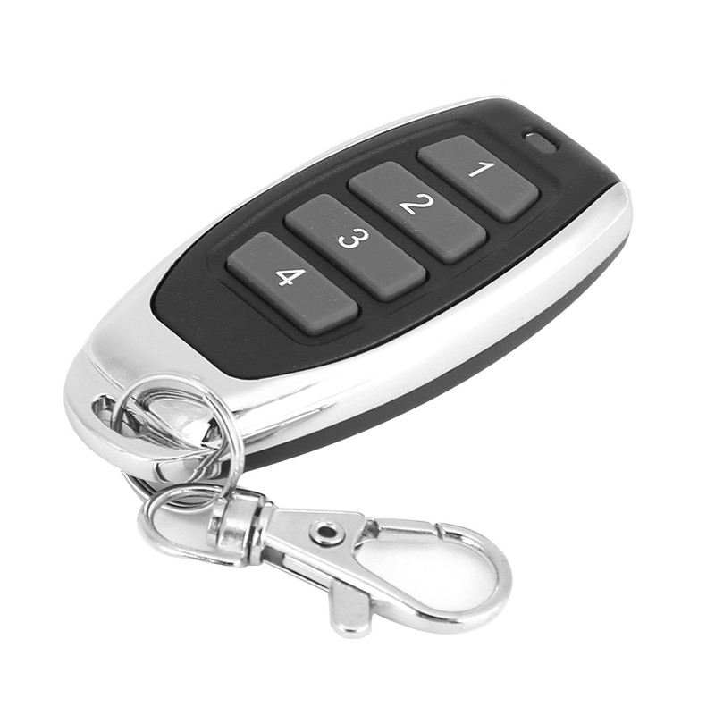 2pcs 433MHZ 4 Button Remote Control Duplicator for Electric Door