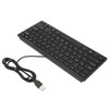 Mini Keyboard Mini Ultra Thin 78 Keys USB Wired Keyboard