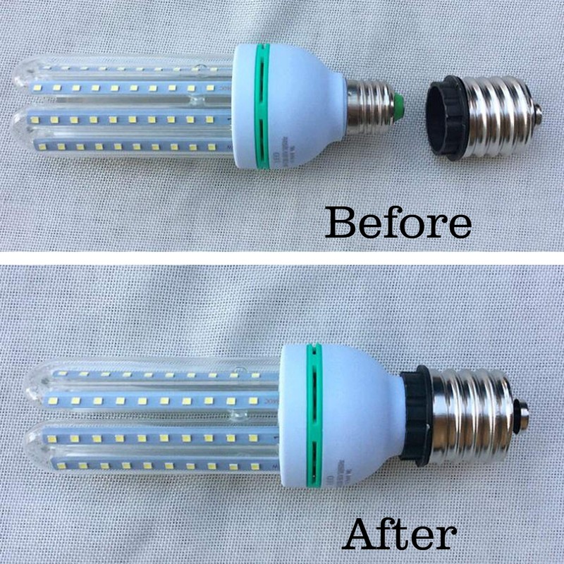 Honbay 6PCS E39/E40 to E26/E27 Adapter Light Bulb Socket Converter