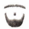 MAYMII 100% Human Hair Fake Men's Man Beard Makeup Mustache