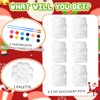 Pasimy 6 Set Ceramics to Paint DIY Ceramic Succulent Planter
