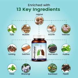 VEDIKROOTS NicoShield | Herbal Support for Quitting Smoking | Helps Reduce Cravings | Ayurvedic Supplement | 120 Veg Capsules |