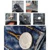 r_planning Waist Adjustment Silver Button Repair Jeans Size Adjustment Set