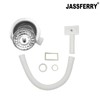 JASSFERRY Single 1 Bowl Stainless Steel Kitchen Sink Waste Strainer