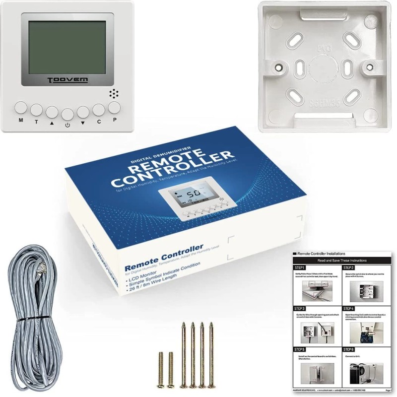 Alorair Remote Controller for Digital Humidity, Temperature, Adapt The Humidity
