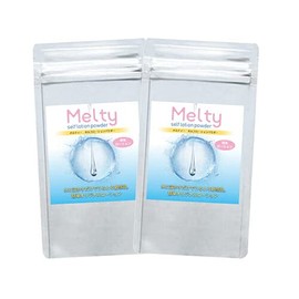 Melty Self Lotion Powder, 3.5 oz (100 g) x 2 Pieces Set (melty self lotion powder) | Professional DIY Lotion Value Lotion, Extra Large Powder Lotion