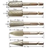 Bestgle Carbide Cutter, Set of 5, Rotary File Carbide Bar,