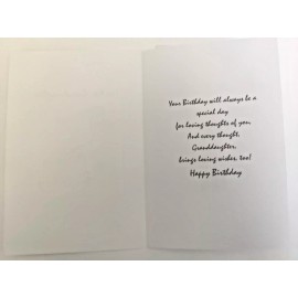 Majestic Happy Birthday Greeting Card with Envelope - Granddaughter on Your Birthday