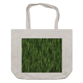 Ambesonne Forest Shopping Bag, Closeup Look Tropical Nature Inspired Ornament Background Wildlife Theme Print, Eco-Friendly Reusable Bag for Groceries Beach and More, 15.5" X 14.5", Fern Green