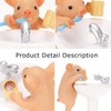 KEEPKAP Pig Statue Mini Pig Figurine, Resin Home Decor, Lucky