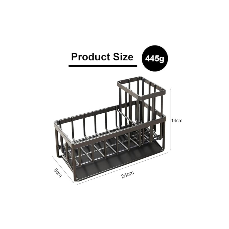 Sink Organiser, Sink Organiser, Dish Drainer Dishes, Kitchen Sponge Holder,