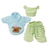 Toyvian 10 Inch Newborn Baby Doll Clothes Outfits with Hat