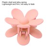 Big Hair Claw Clips, Flower Hair Clips, Double- Locked Hair