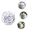 Ipetboom 1 Set Ceramic Salt Jar Kitchen Spice Container with