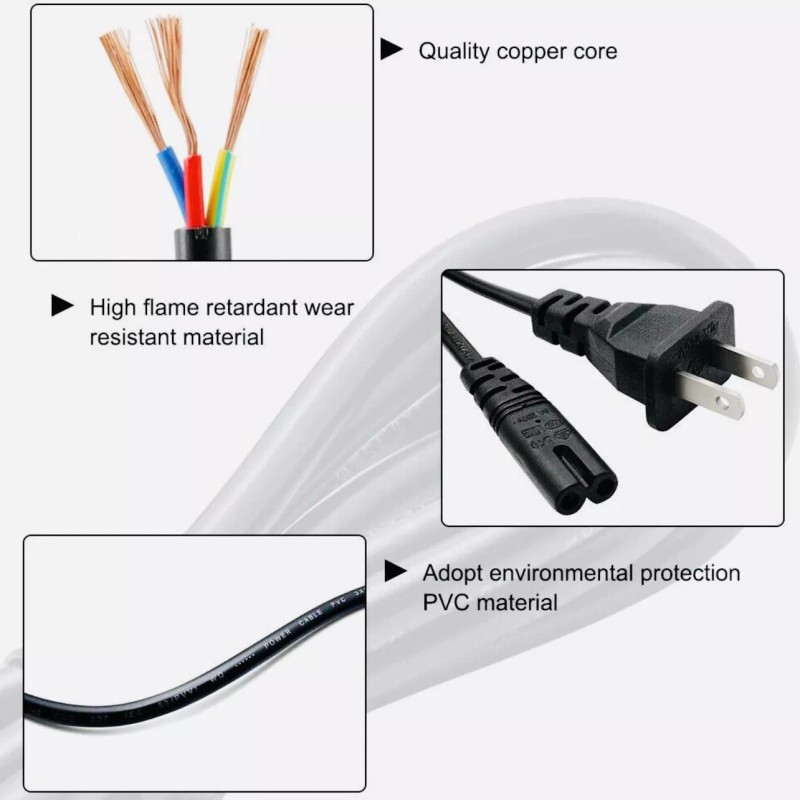 Universal Dish Network Wally Receiver Power Supply Electric Cord OEM