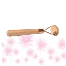 BIUDECO Wooden Face Roller Massager Tool for Eye Beauty Natural Gua Facial Treatment for Face Neck Back Easy to Hold and Care for Spa and Relaxation