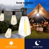 Bdrofn 100FT Solar String Lights Outdoor Waterproof, Solar Patio Lights