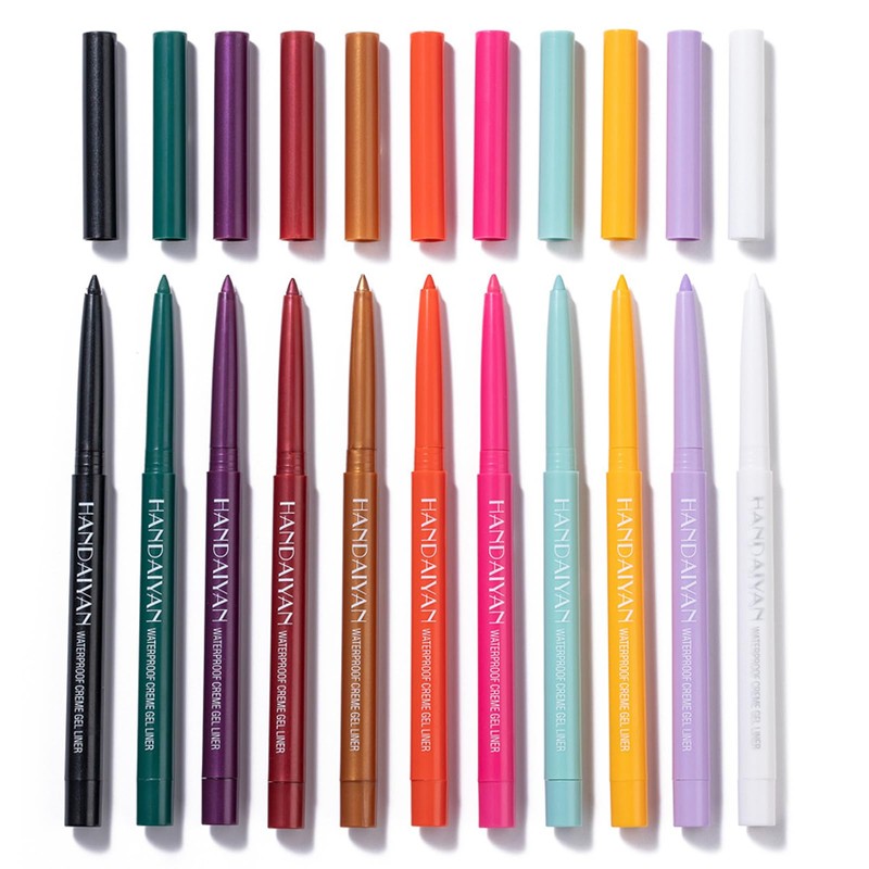 Coloured Eyeliner Liquid Eyeliner, Matte Eyeliner Pencil, All Day Long-Lasting