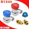 Unbranded R134a Quick Coupler Adapters Manifold Gauge Fitting for Hose