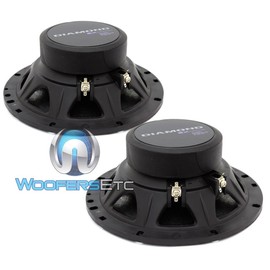 Diamond Audio SX-6V 6.5" 120 Watts RMS Mid-Range Speakers Only