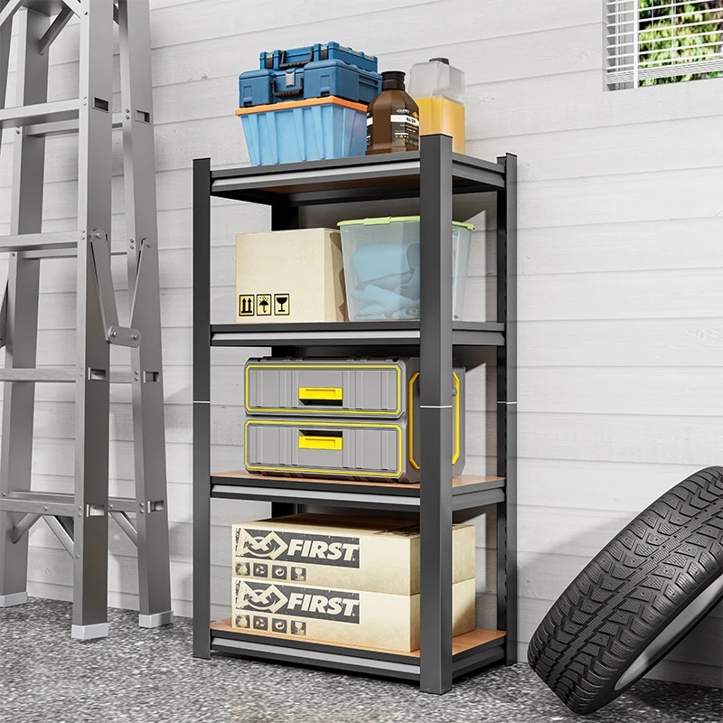Local Stock 4 Layer Metallic Steel Warehouse Rack for Garage