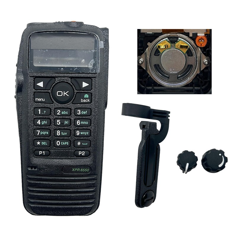 XPR6550 XPR6580 Replacement Housing Case with Speaker - Shockproof Protective