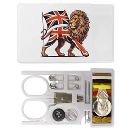 'Lion with Union Jack' Mini Travel Sewing Kit (SE00035973)