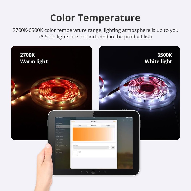 BENEXMART Matter LED Controller, WiFi Smart Light Strip Controller for