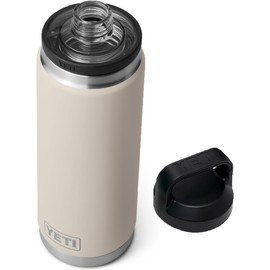 YETI Rambler Bottle Chug, Vaccum Insulated Stainless Steel Bottle with Chug Cap, Cape Taupe, 18 oz (532 ml)