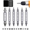 CeyMlem Damaged Screw Extractor, Split Screw Extractor, Set of Tools