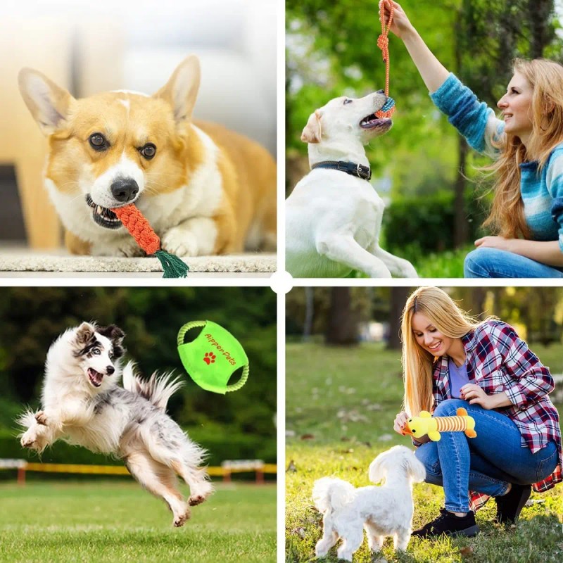 Juguetes De Morder De Cuerda Para Perros Y Cachorros 18